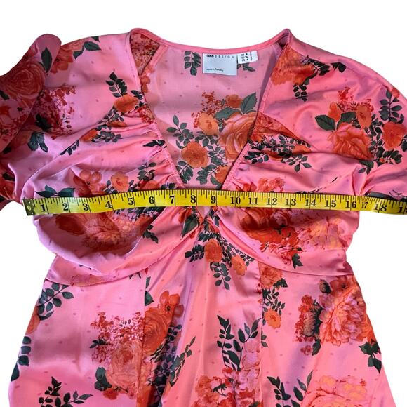 ASOS Design Pink Floral Maxi - Size 4 - Picture 13 of 15
